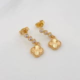 Topos Halo Trebol 2.15g / 2.6mm Oro Amarillo 18K
