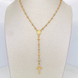 Rosario Virgen Milagrosa 6.25g / 50.05cm / 3.7mm Tres Oros 18K