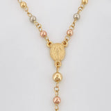 Rosario Virgen Milagrosa 6.25g / 50.05cm / 3.7mm Tres Oros 18K