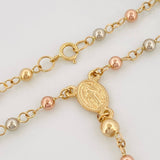 Rosario Virgen Milagrosa 6.25g / 50.05cm / 3.7mm Tres Oros 18K