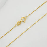Cadena Veneciana 1.15g / 45cm / 0.65mm Oro Amarillo 18K