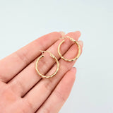 Candongas Mary 1.25gr / 2cm / Oro Amarillo 18K ©