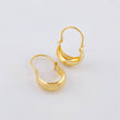 Candongas Ash 0.75 g / 1.6 cm Oro Amarillo 18K