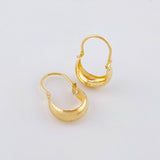 Candongas Ash 0.75 g / 1.6 cm Oro Amarillo 18K