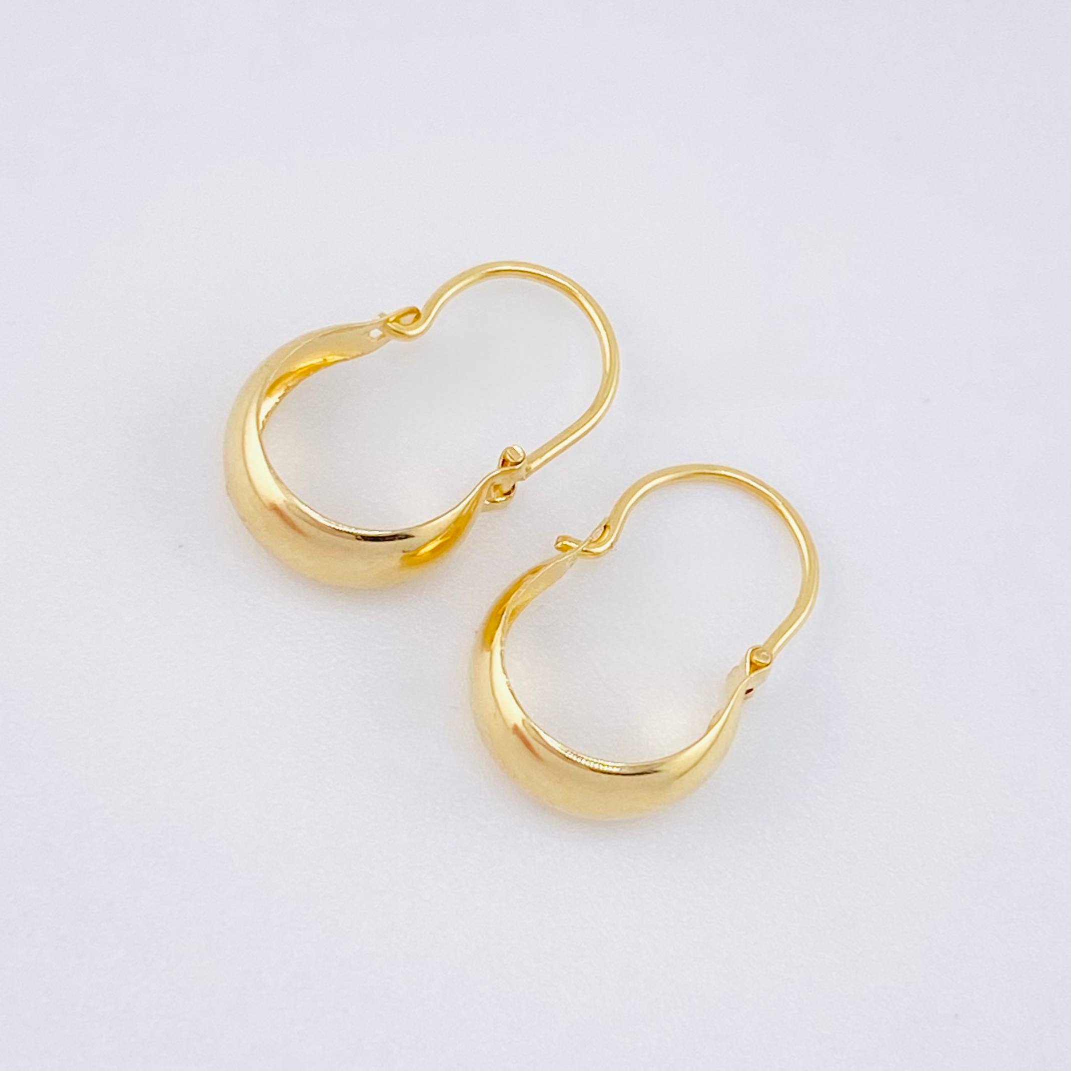 Candongas Ash 0.75 g / 1.6 cm Oro Amarillo 18K