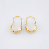 Candongas Ash 0.75 g / 1.6 cm Oro Amarillo 18K