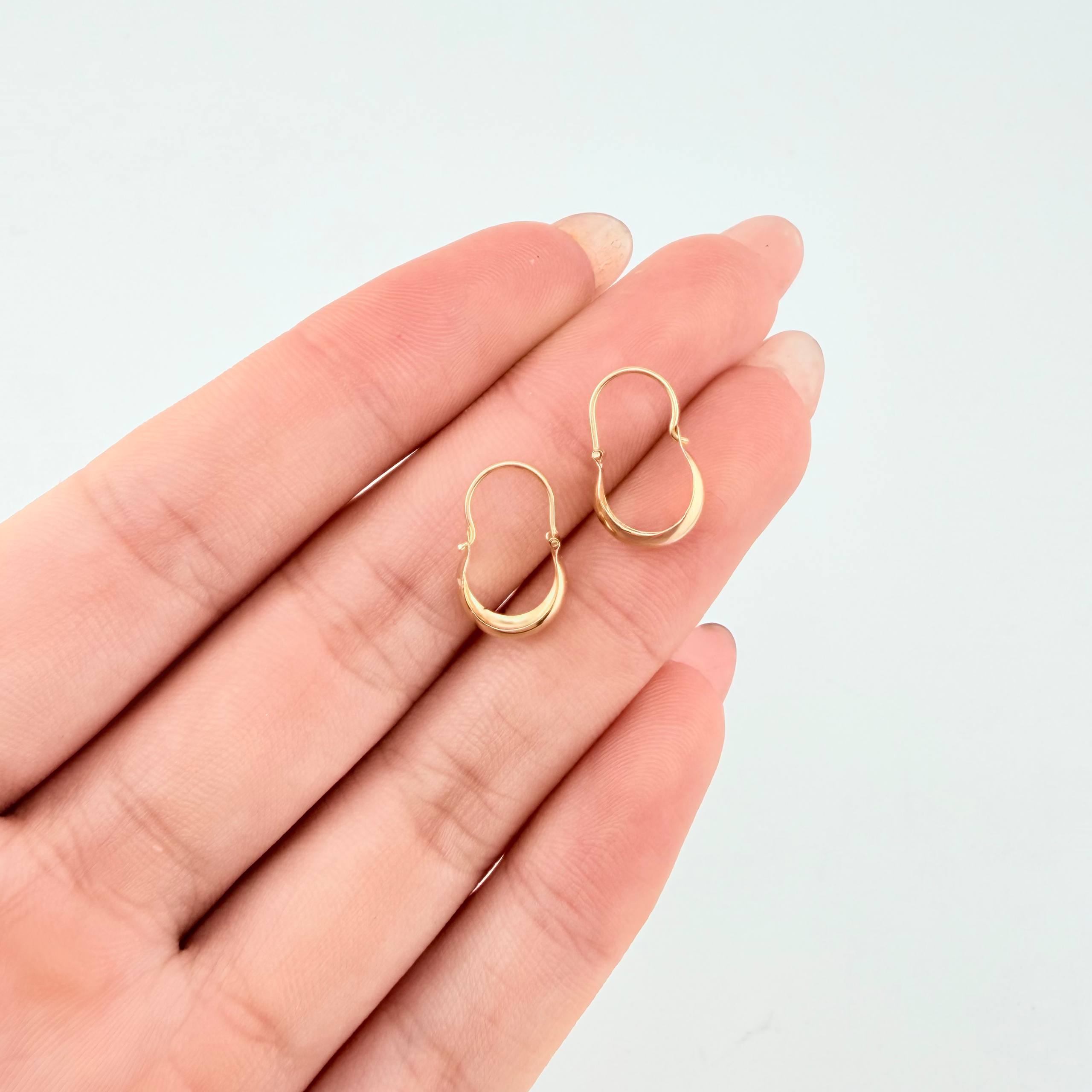 Candongas Ash 0.75 g / 1.6 cm Oro Amarillo 18K