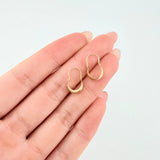 Candongas Ash 0.75 g / 1.6 cm Oro Amarillo 18K