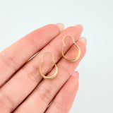 Candongas Ash 0.85gr / 1.8cm / Oro Amarillo 18K *