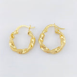 Candongas Deis 1.7gr / 1.8cm / Oro Amarillo 18K *