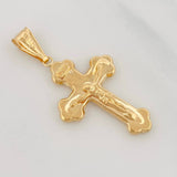 Dije Cruz Cristo 1.85g / 4cm Oro Amarillo 18K