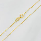 Cadena Veneciana 1.15g / 45cm / 0.6mm Oro Amarillo 18K