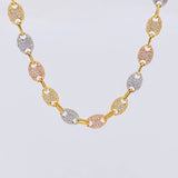 Cadena GC 30g / 46.4cm / 7mm Tres Oros 18K