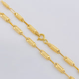 Cadena Rustica Tornillo 6.7g / 60.8cm / 3.3mm Oro Amarillo 18K
