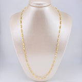 Cadena Rustica Tornillo 6.7g / 60.8cm / 3.3mm Oro Amarillo 18K
