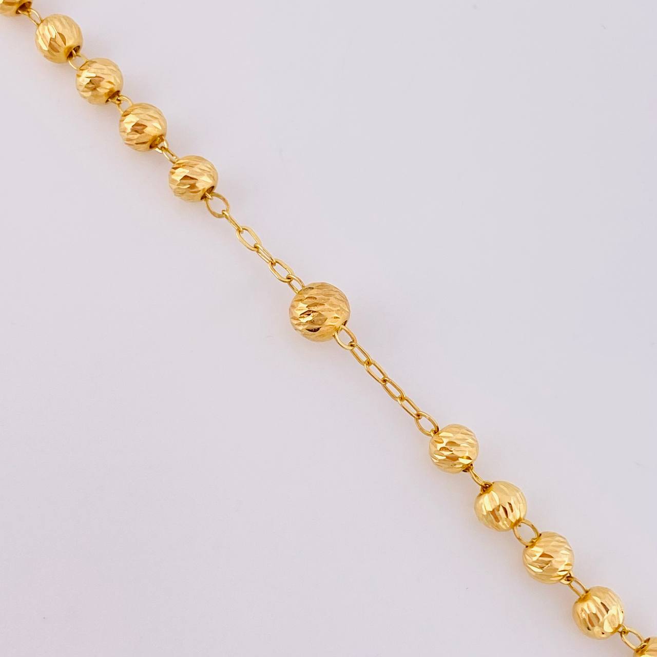 Rosario Virgen Guadalupe 16.05g / 58cm / 4.9mm Oro Amarillo 18K