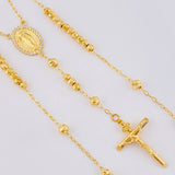Rosario Virgen Milagrosa 10.85g / 52cm / 4mm Oro Amarillo 18K