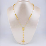Rosario Virgen Milagrosa 10.85g / 52cm / 4mm Oro Amarillo 18K