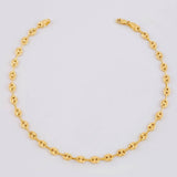 Tobillera GC Diamantado 3.5g / 23.6cm / 4mm Oro Amarillo 18K