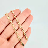 Tobillera GC Diamantado 3.5g / 23.6cm / 4mm Oro Amarillo 18K