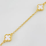 Pulso Rolo Trebol 2.85g / 18cm / 1.36mm Oro Amarillo 18K