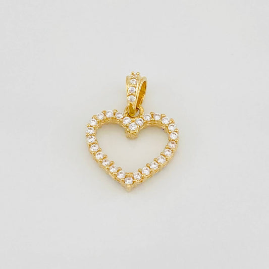 Dije Corazón Doble Faz 1.45g / 1.8cm Oro Amarillo 18K