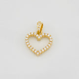 Dije Corazón Doble Faz 1.45g / 1.8cm Oro Amarillo 18K