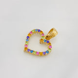 Dije Corazón Doble Faz 1.45g / 1.8cm Oro Amarillo 18K