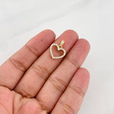 Dije Corazón Doble Faz 1.45g / 1.8cm Oro Amarillo 18K