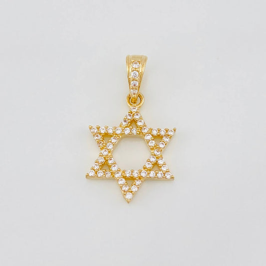 Dije Estrella de David 1.55g / 2.1cm Oro Amarillo 18K