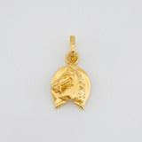 Dije Herradura Caballo 0.95g / 2.7cm Oro Amarillo 18K