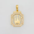 Dije Corona 1.6g / 2.5cm Oro Amarillo 18K