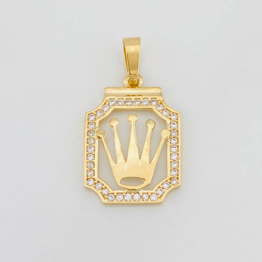 Dije Corona 1.6g / 2.5cm Oro Amarillo 18K