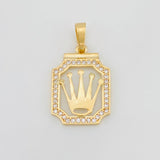 Dije Corona 1.6g / 2.5cm Oro Amarillo 18K