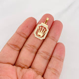 Dije Corona 1.6g / 2.5cm Oro Amarillo 18K