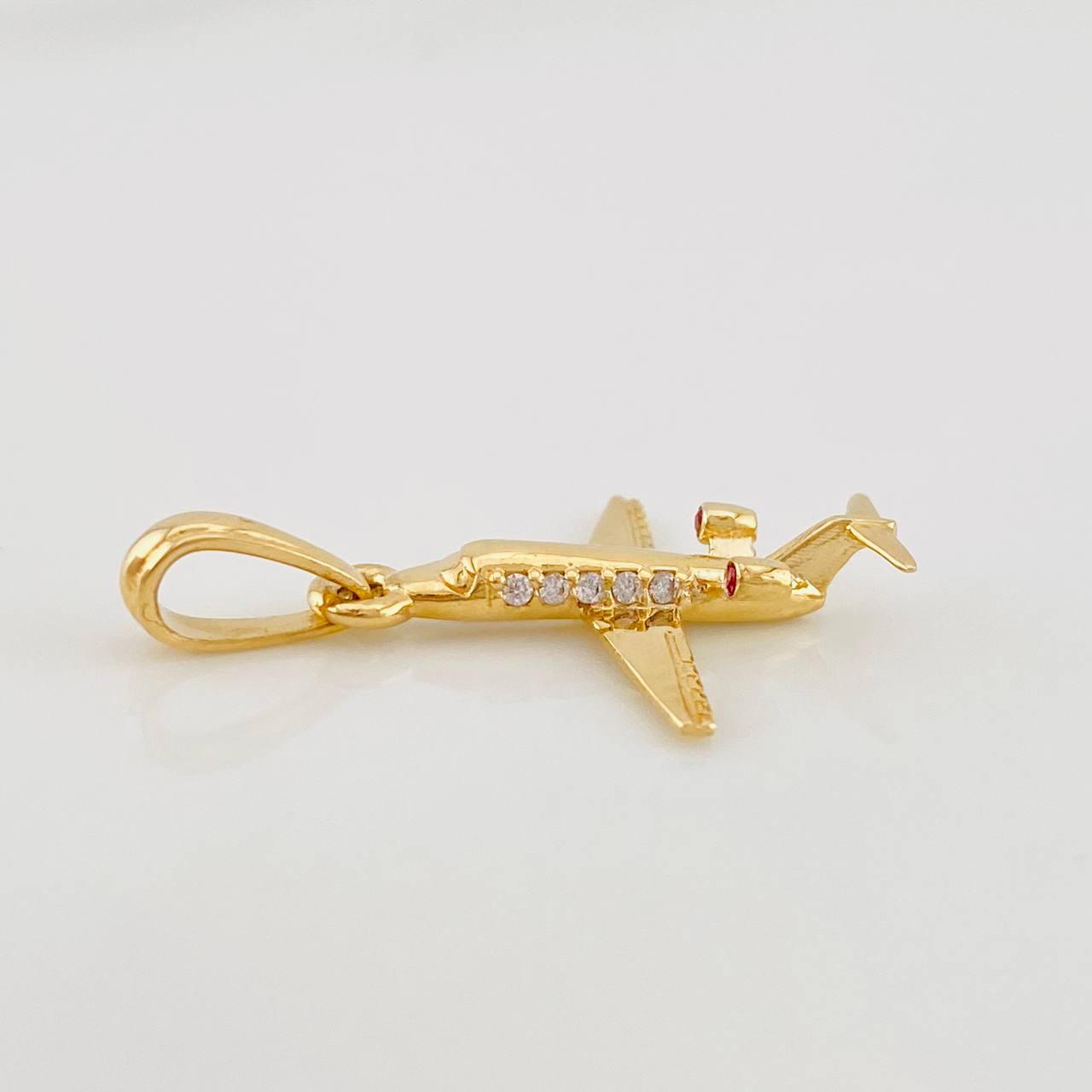 Dije Avión 1.15g / 2.4cm Oro Amarillo 18K