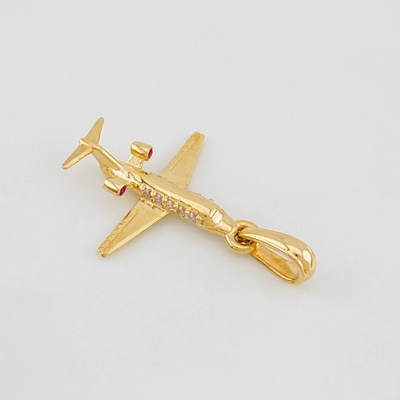 Dije Avión 1.15g / 2.4cm Oro Amarillo 18K