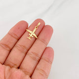 Dije Avión 1.15g / 2.4cm Oro Amarillo 18K