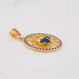 Dije Araña 3.4g / 3.3cm Tres Oros 18K