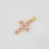 Dije Cruz Tupida 1.4g / 2.6cm Oro Amarillo 18K