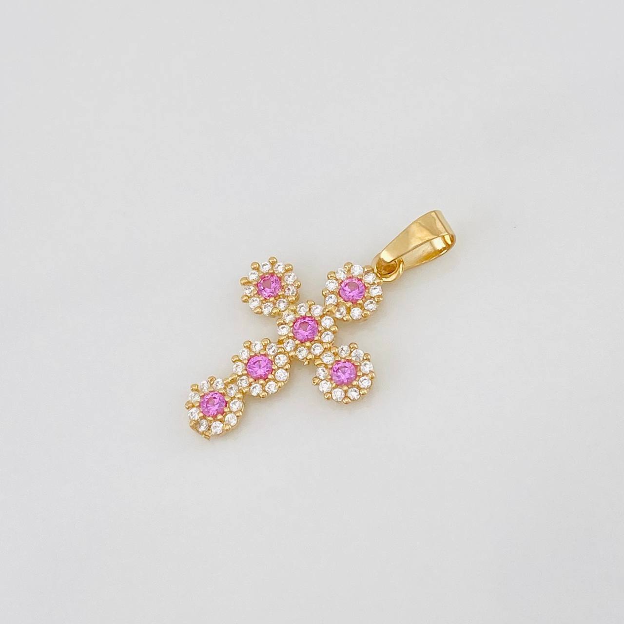 Dije Cruz Tupida 1.4g / 2.6cm Oro Amarillo 18K