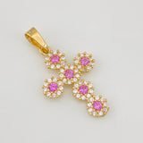 Dije Cruz Tupida 1.4g / 2.6cm Oro Amarillo 18K