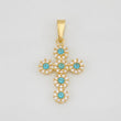 Dije Cruz Tupida 1.4g / 2.7cm Oro Amarillo 18K
