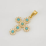 Dije Cruz Tupida 1.4g / 2.7cm Oro Amarillo 18K