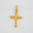 Dije Cruz Trébol 1.25g / 2.4cm Oro Amarillo 18K