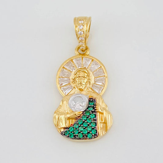 Dije San Judas Tadeo 2.85g / 2.7cm Tres Oros 18K