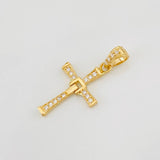 Dije Cruz Articulada 1.05g / 2.4cm Oro Amarillo 18K