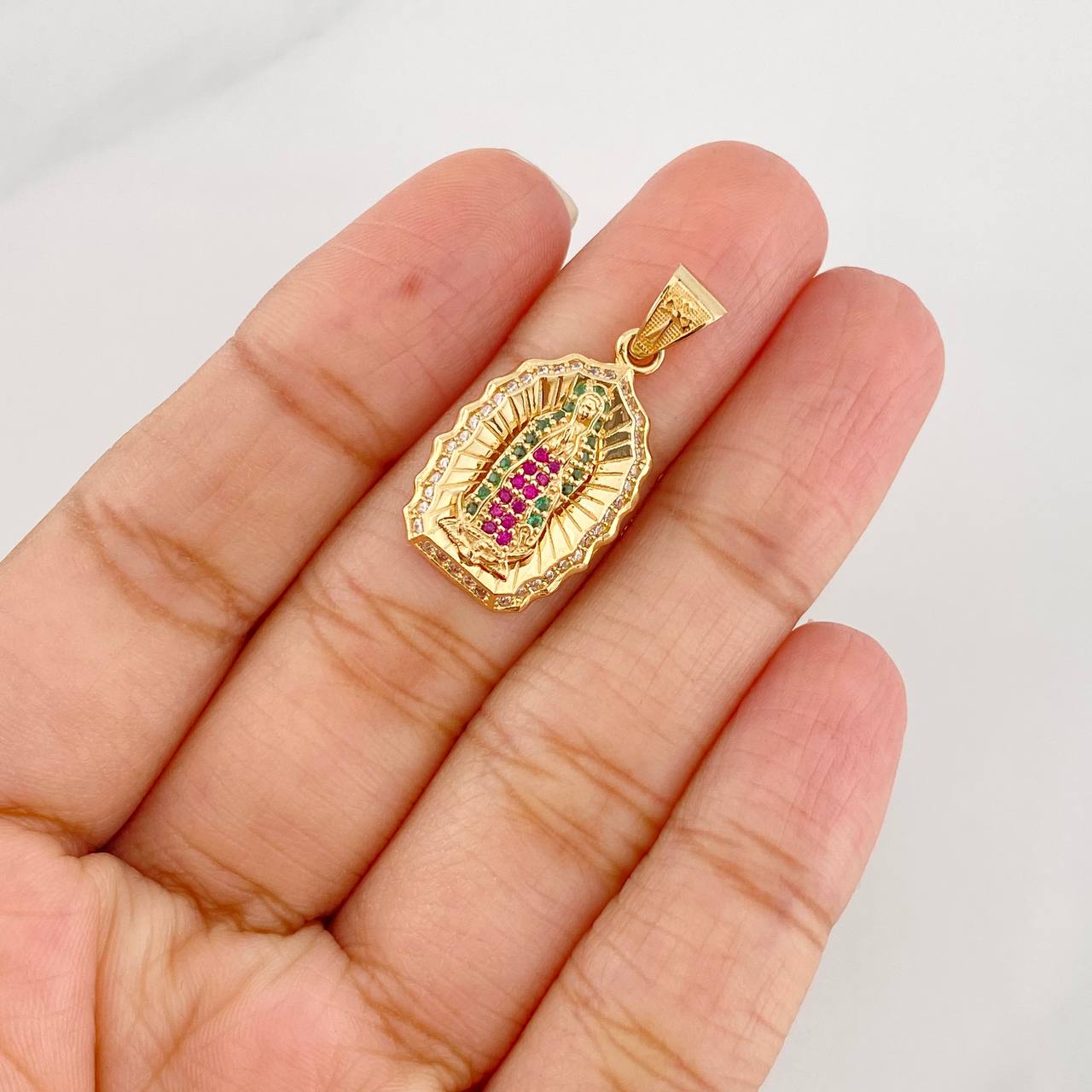 Dije Virgen de Guadalupe 3g / 2.8cm Oro Amarillo 18K