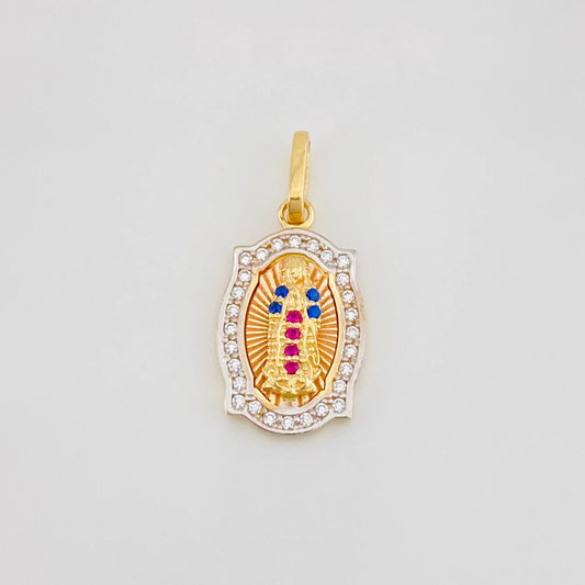 Dije Virgen de Guadalupe 2.3g / 2.03cm Tres Oros 18K