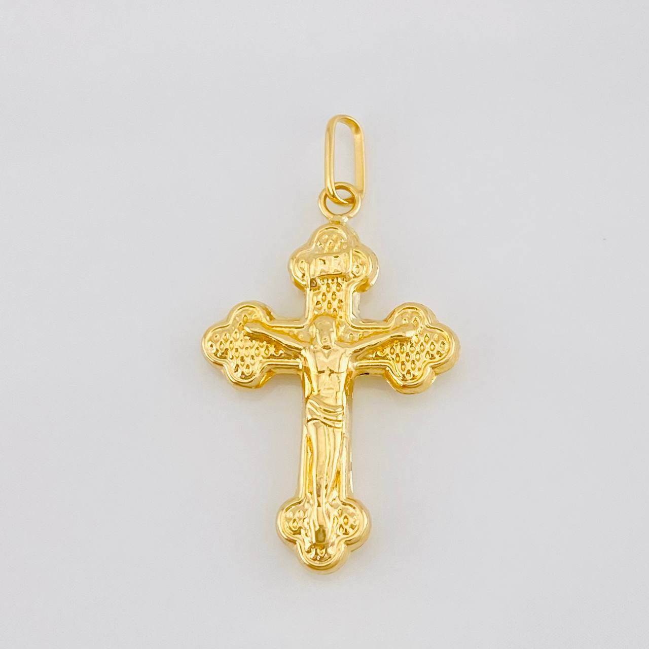 Dije Cruz Cristo 0.9g / 3cm Oro Amarillo 18K